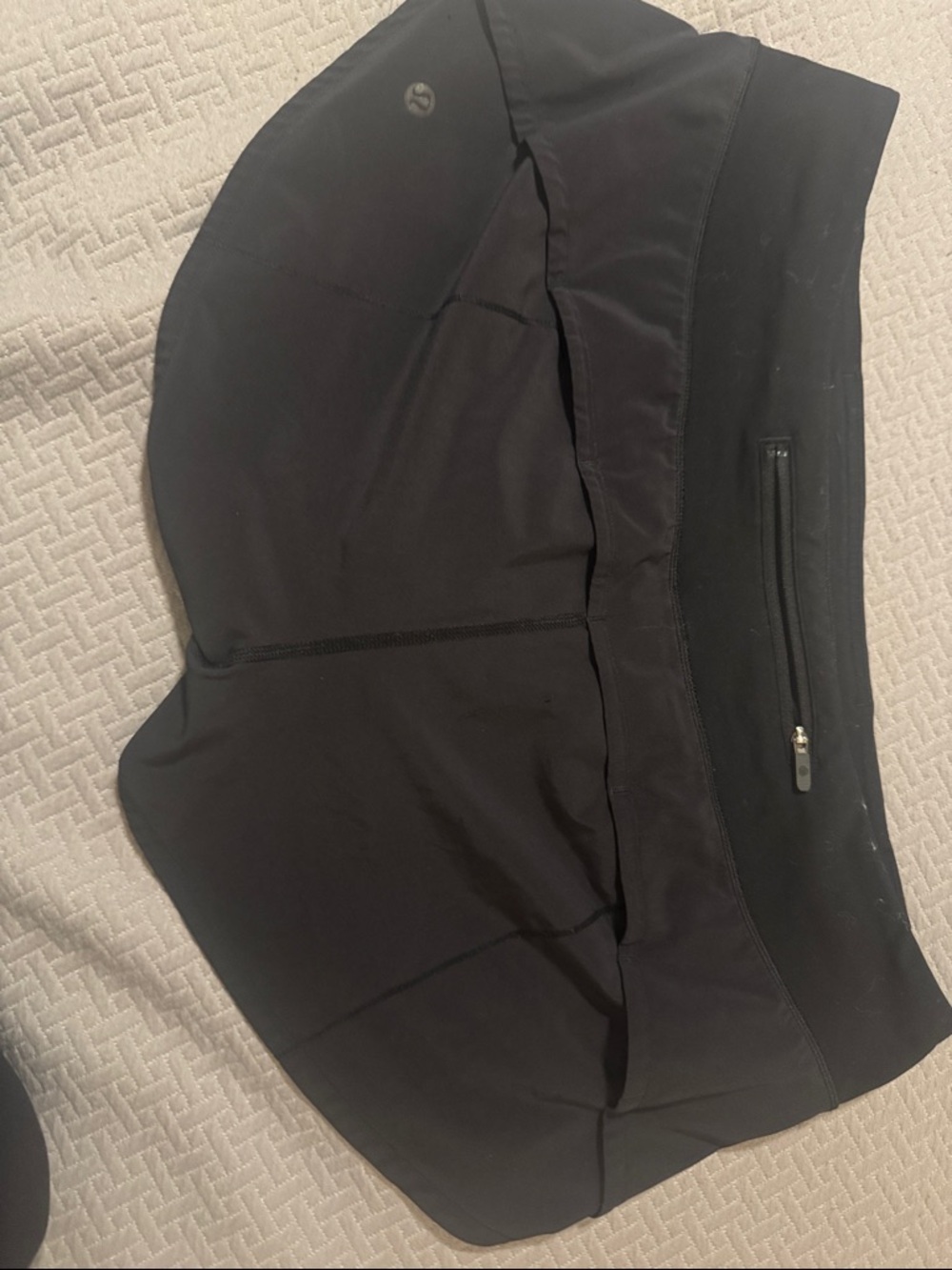 lululemon athletica Black Women’s Athletic Shorts with Zipper Pocket